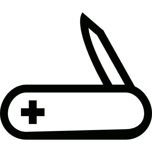 Swiss, Army, Knife Icon Free Of Mountans