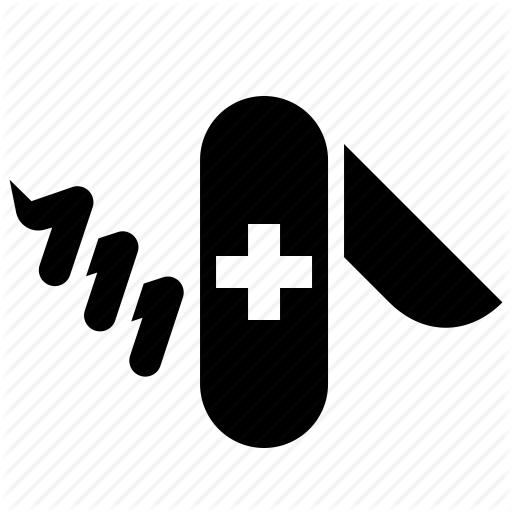 Blade, Cork Screw, Pocket Knife, Swiss Army Knife, Tool Icon