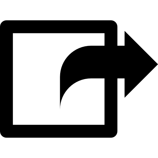 External Arrow Square Icons Free Download