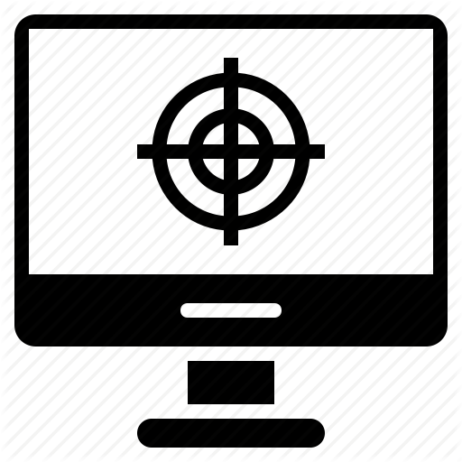 Computer, Gaming Computer, Gaming Pc, Security, Target Computer Icon