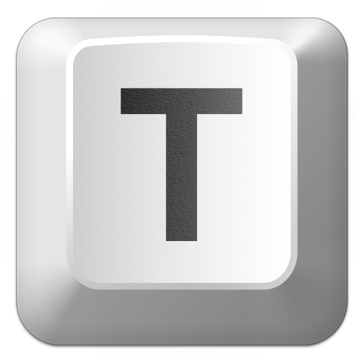 Iconexperience V Collection Keyboard Key T Icon