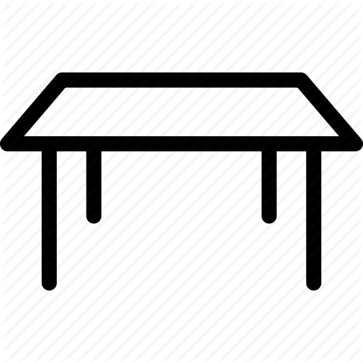 Furniture, Office, Simple Table, Studio Table, Table Icon