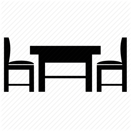 Chair, Decoration, Dining, Furniture, Home, Table Icon