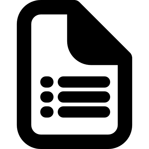 Document Content Icons Free Download