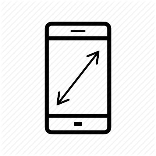 Device, Dimension, Display, Mobile, Phone, Screen, Smartphone Icon