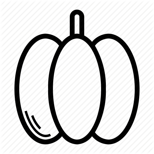 Bell Pepper, Bellpepper, Healthy, Ingredient, Vegetable Icon