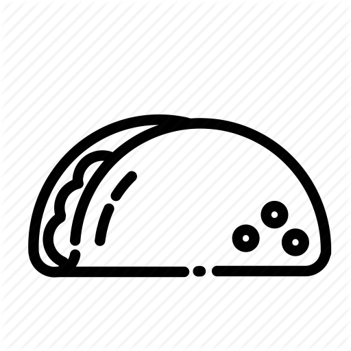 Breakfast, Dinner, Food, Lunch, Restaurant, Taco, Tacos Icon