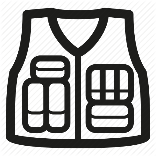 Jacket, Tactical, Vest Icon