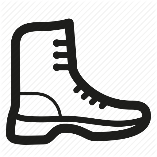 Boot, Military, Shoes, Tactical Icon