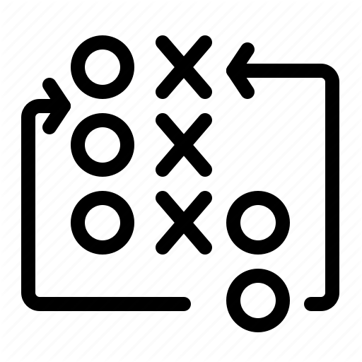 Game, Move, Strategy, Tactic, Tactical Icon
