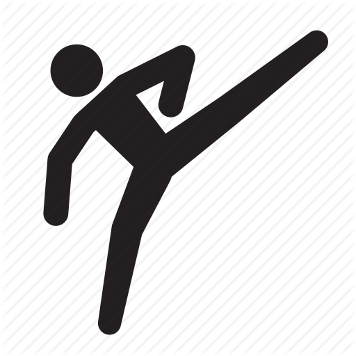 Athlete, Karate, Kick, Olympics, Sports, Taekwondo Icon