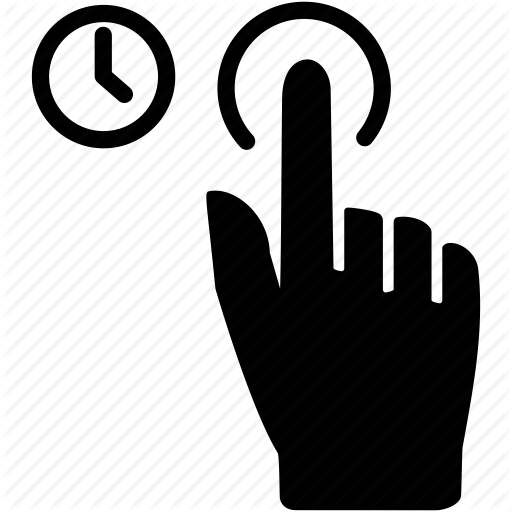 Action, Hand, Hold, Press, Touchscreen Icon