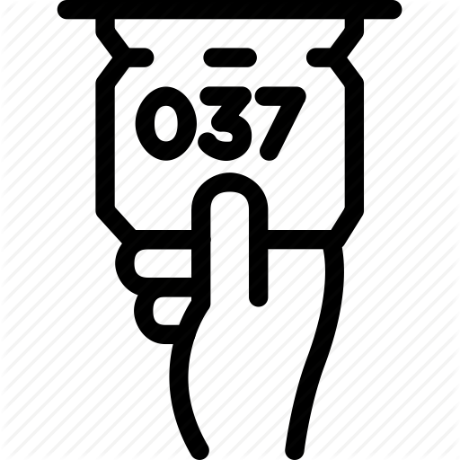 Line, Number, Room, Take, Thumb, Ticket, Waiting Icon