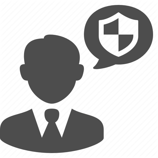Agent, Man, Security, Shield, Talking Icon