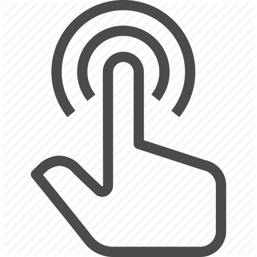 Click, Double, Press, Tap Icon