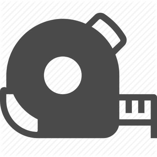 Length, Measure, Measurement, Ruler, Tape Icon