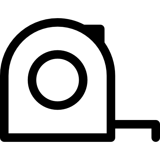 Measuring Tape Outline Icons Free Download