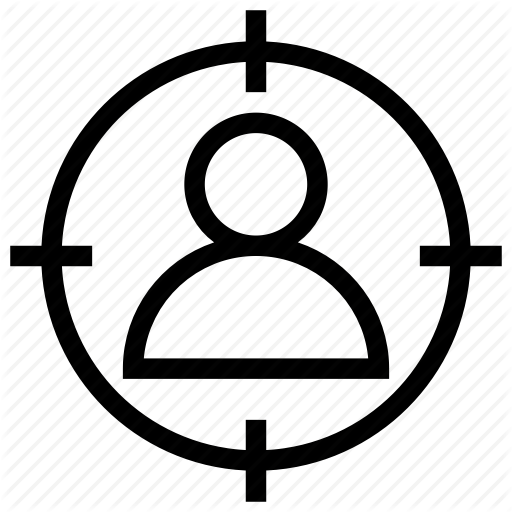 Aim, Customer, Focus, Person, Target Icon