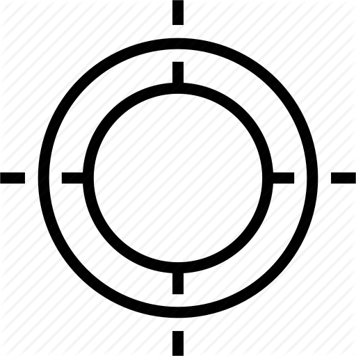 Crosshair, Shoot, Symbol, Target Icon