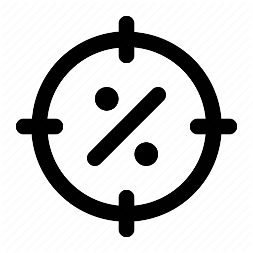 Discount, Hunting, Promotion, Target Icon