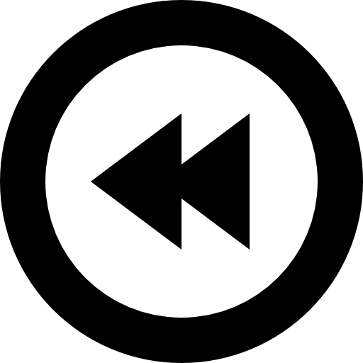 Rewind Circle Of Button