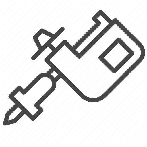 Equipment, Grip, Gun, Needle, Pen, Tattoo, Tattoo Machine Icon