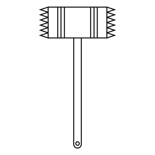 Meat Tenderizer Stroke Icon