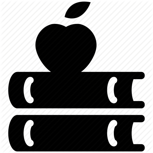 Apple, Books, Education, Homework, Learning, School, Teacher Icon