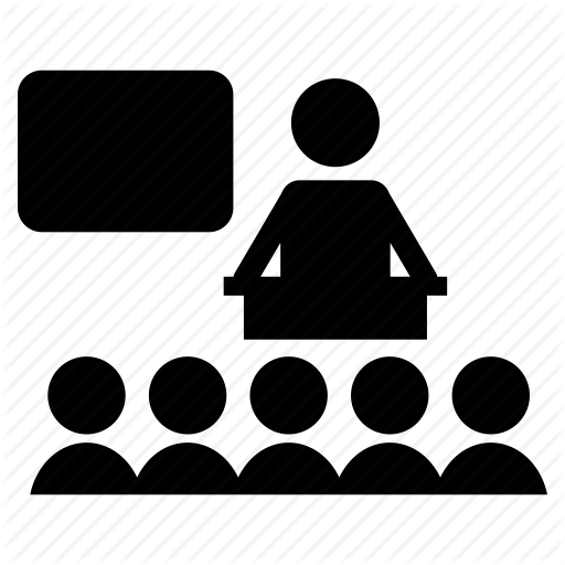 Class, Classroom, College, School, Students, Teacher Icon