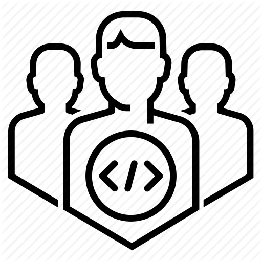 Coder, Coding, Department, Developer, Development, Hacker, Team Icon
