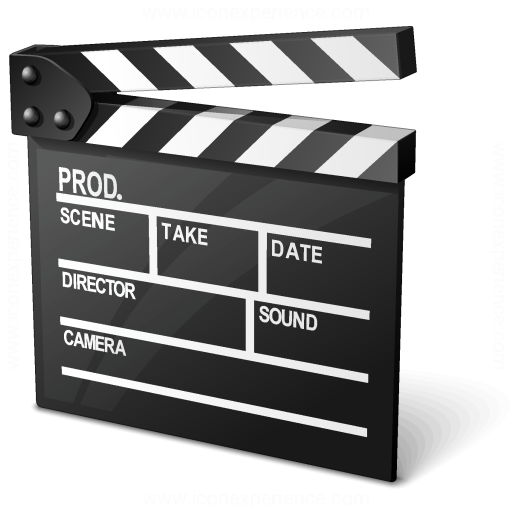 Iconexperience V Collection Clapperboard Icon