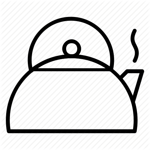 Boiling Water, Kettle, Kitchen, Teapot Icon