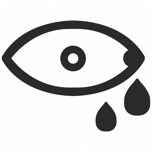 Eye, Look, Search, Tear, Teardrop, View, Vision Icon