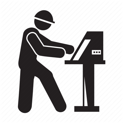 Control, Engineer, Mechanic, Operator, Technician Icon