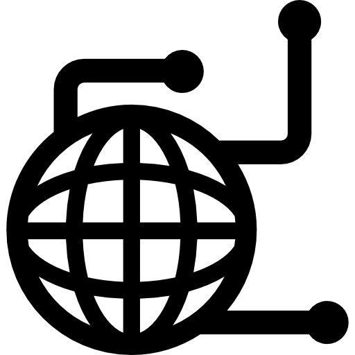 Streaming, Stream, Flow, World Wide, Information, Technology Icon