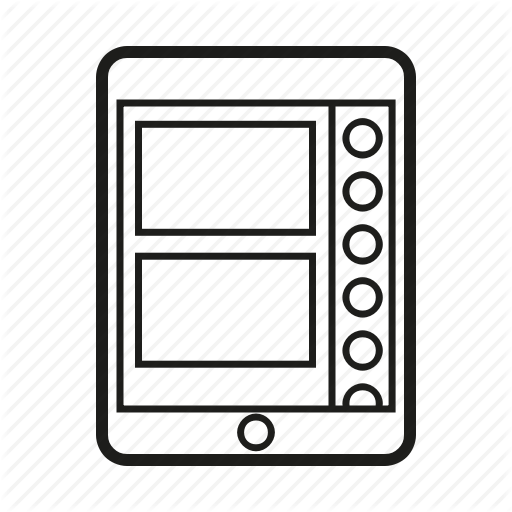 Entertainment, Ipad, Screen, Technology Icon