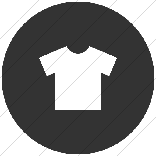 Flat Circle White On Dark Gray Raphael T Shirt Icon