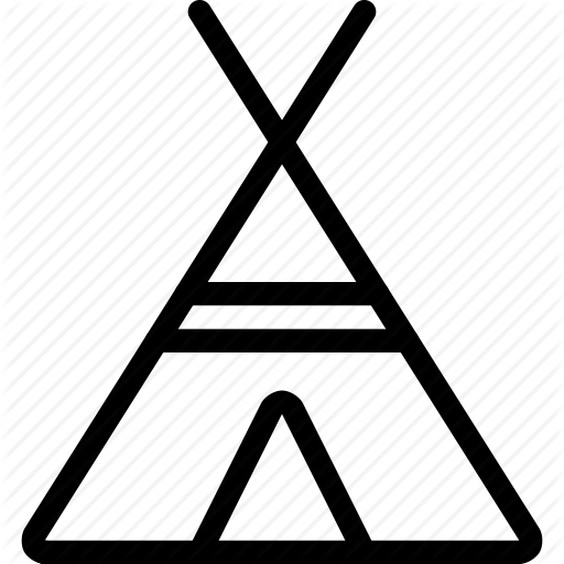 Camping, Outdoor, Recreation, Teepee, Tent, Tipi Icon