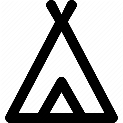 C Camping, Lodge, Teepee, Tent, Tepee, Tipi Icon