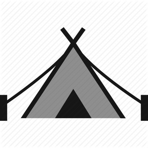 C Camping, Teepee, Tent Icon