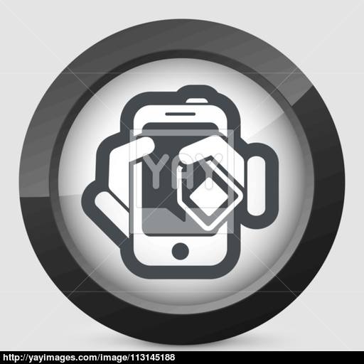 Phone Card Icon Vector