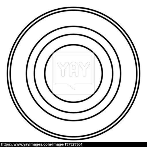 Radio Signal Symbol Connect Icon Black Color Illustration Flat