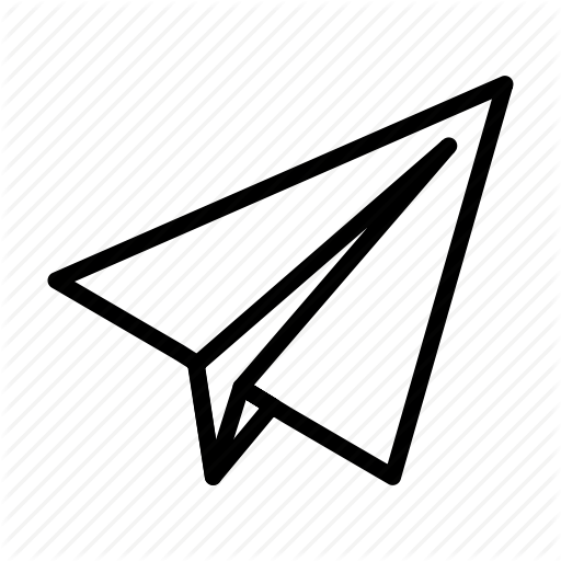 Airplane, Plane, Space, Telegram Icon
