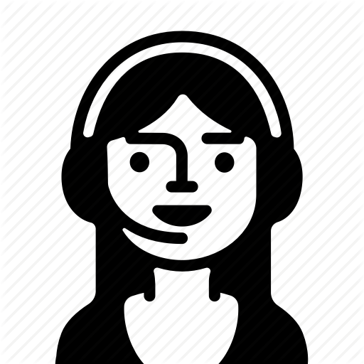 Attendant, Call Center, Head Set, Operator, Telemarketing Icon