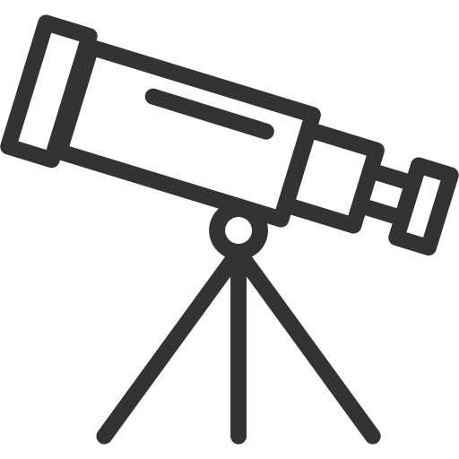 Telescope Icon Free Of Themeisle Icons