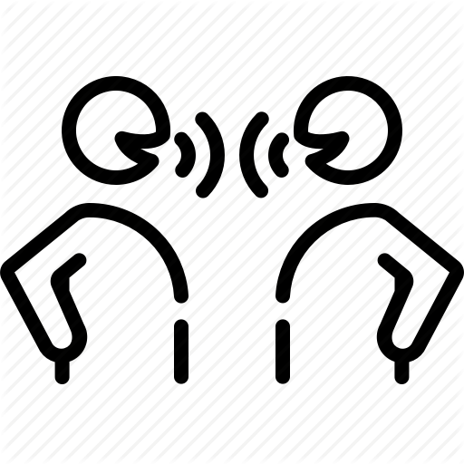 Chat, Consort, Parley, Say, Speak, Talk, Tell Icon