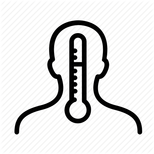 Body, Cold, Fever, Hot, Temperature, Thermometer Icon