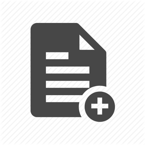 Add, Create, Document, Template Icon