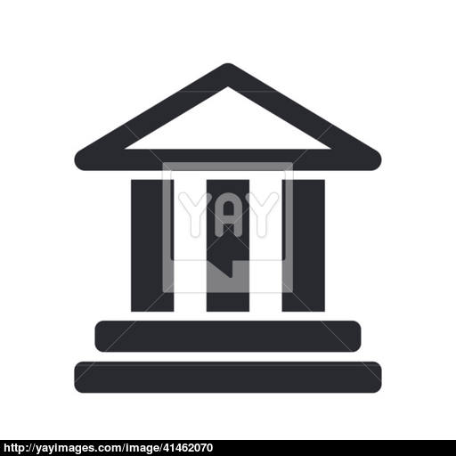 Vector Illustration Of Isolated Temple Icon Vector