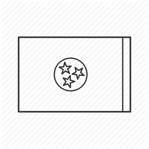 America, Flag, State, State Flag, State Symbol, Tennessee, Usa Icon